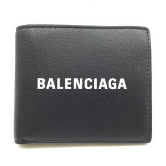 BALENCIAGA Leather Wallet Bifold Billfold Coin Pocket - Picture 1 of 7